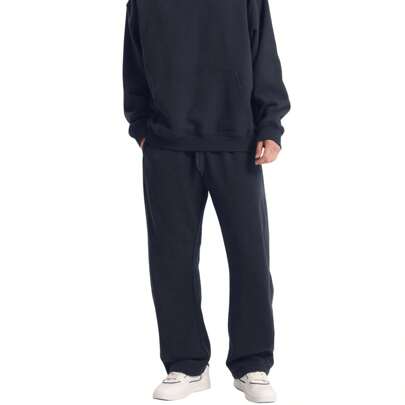 Faiable Men's Sweatpants Wide Leg - Super Soft Sweat Pants Fleece Baggy Joggers With Pockets, Drawstring  Relaxed Fit