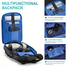 Kingsons Laptop Backpack Slim Busin - Travel Computer Bag With USB Charging Port Anti-Theft Water Resistant For 13.1 Inch Laptop Rucksack For Men - as pic - View 4