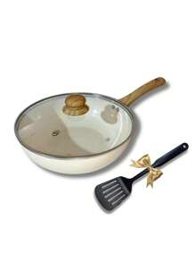 Frigideira Panela Wok Antiaderente 26 Cm Cerâmica Indução
