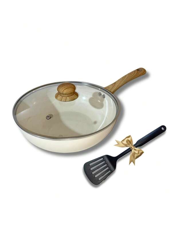 Frigideira Panela Wok Antiaderente 26 Cm Cerâmica Indução