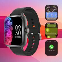 Sports Smart Watch, 1.83'' Full Touch Screen Display With Message, Answer Make Call Smartwatch, Sleep Monitoring, Sports Pedometer, Information Alerts, For Phone And Android , Smartbands Fitness Watch For Women Men Friend Gift, Birthday Gift