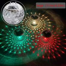 Luz flutuante para piscina movida a energia solar, luz LED mágica tipo bola à prova d'água IP66 para decoração de jardins e quintais, acessório para piscina externa, adequada para decoração de Halloween e Natal, movida a energia solar, flutuante, decoração de festivais - Multicolorido - Ver 9