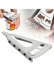 1 chiếc dụng cụ mở nắp chai đa năng bằng thép không gỉ, dễ dàng mở nắp chai bằng cách vặn, mở nắp chai bia, dụng cụ cạo vảy cá, dụng cụ nhà bếp, quà tặng ngày lễ - Nhiều màu - Xem 8