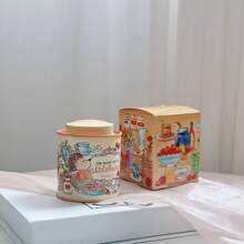 1pc Coelho Formado Vela Perfumada, Cilindro Frasco Fragrância Vela, Atmosfera Presente Para Amigos e Namorada