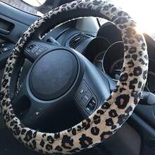 Women's Exclusive Sexy Leopard Print Car Seat Cover Set For All Seasons - 15Pieces, Suitable For Most Vehicles - 15 chiếc - Xem 5