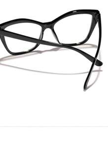 1 Pair Fashion Tinted Glasses, Women's Decoration Casual Retro Color Matching Cat-Eye Non-Prescription Glasses, Suitable For Daily Wear, Computer, Mobile Phone, Reading, Walking, Shopping, Street Photography