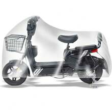 1pc/5pcs/10pcs Transparent Plastic Bicycle Cover, Bike Shed, Bicycle Tent, Suitable For 1 To Multiple Bikes, Lightweight, Compact, Portable, Waterproof And Dustproof, Applicable To Mountain Bike, Electric Bike, Road Bike, Gym Equipment (Indoor & Outdoor) - Multicolor - View 5