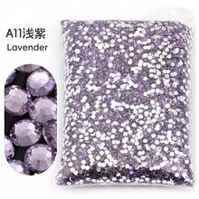 Wholesale Flatback Silver Bottom Resin Cтразы Non Hotfix Rhinestones In Big Package Glitter Crystals And Strass