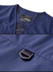 1 Stück Herren Sommer Lässig Mehrtaschen Outdoor Utility Weste/Gilet