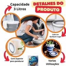 3L Magic Folding Flexible Retractable Bucket - Rosa - Ver 4
