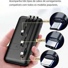 Portable Charger Power Bank 10000mah E'spada Bte-28e - White - View 4