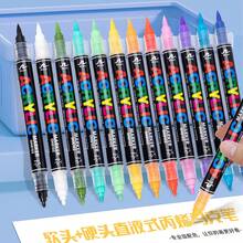 168色双头丙烯马克笔，超级易用，必备单品。液体丙烯马克笔，颜色均匀无异味，适用于涂鸦、办公和绘画。高端马克笔套装，笔尖柔软，适用于岩石、木材、塑料、织物绘画和DIY工艺品，专业艺术绘画用途。 - 168套雙頭 - 查看 3