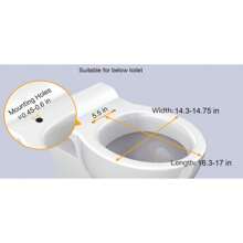 Plastic Round Slow-Close Toilet Seat In White