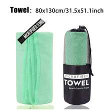 1 Pack Of Quick-Drying Sports Towel, Quick-Drying Gym, Outdoor Cycling, Portable Sweat-Absorbing Towel, Slender Beach Towel, Soft And Skin-Friendly Type, Can Be Used Throughout The Body - Multicolor - View 8