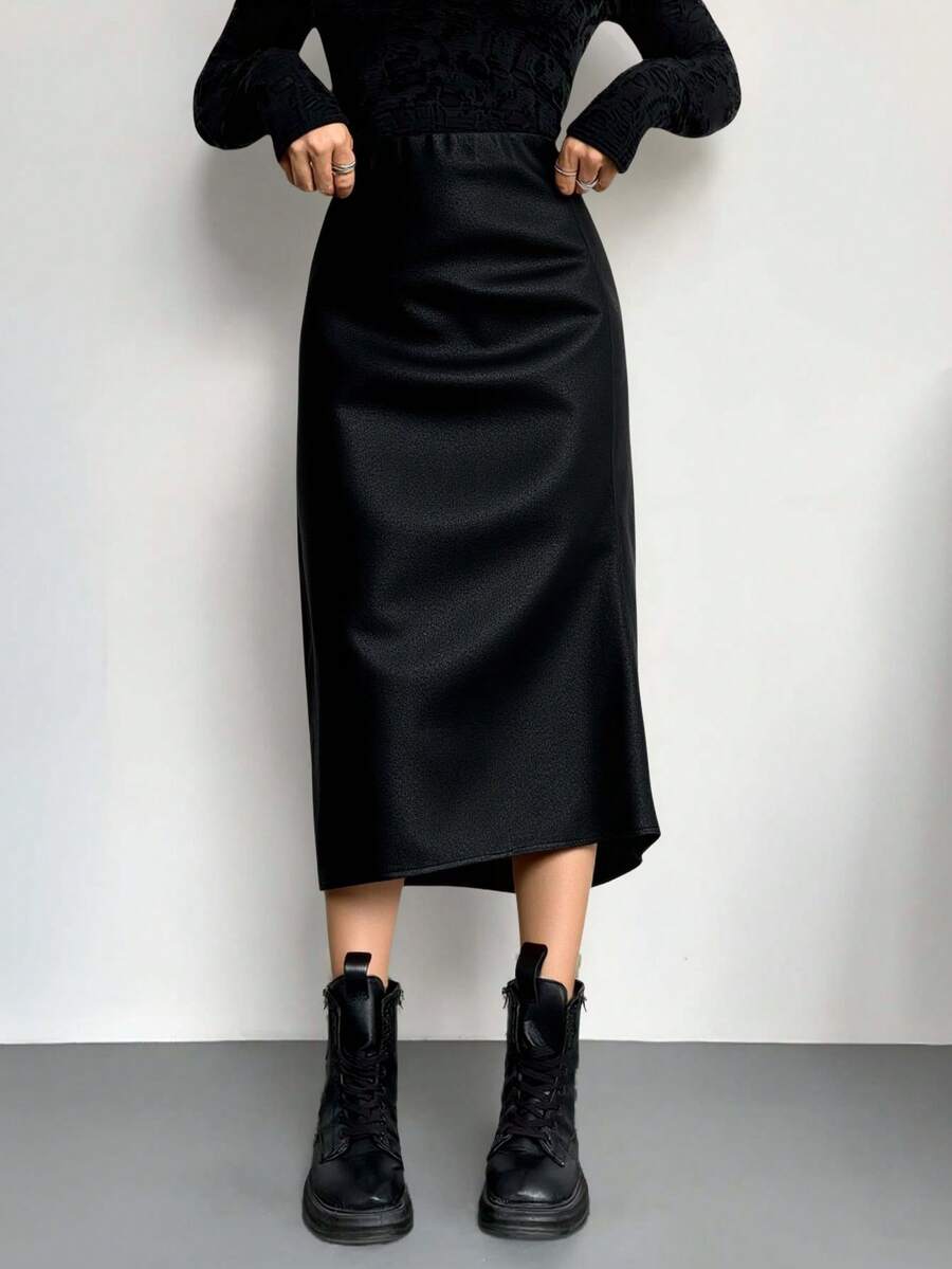 Women Skirts - Black - View 1