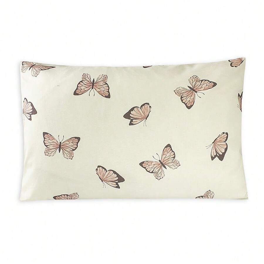Single Pillowcase Essencialle 150 Thread Count Cotton/Polyester - 蝴蝶 - 查看 1