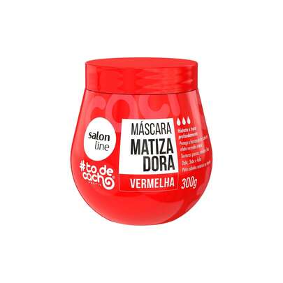 Salon Line Máscara Matizadora #todecacho Vermelha 300g