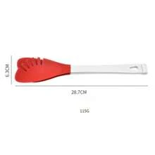 1pc Silicone Food Tongs, 2-In-1 Detachable Pasta/BBQ Tongs, Oven Safe & Dishwasher Safe