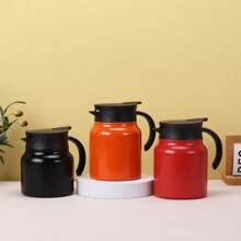 1pc Household Ceramic Vacuum-Sealed Tea Pot, Large Capacity For Old White Tea, Mandarin Peel, Pu'er Infusion