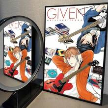 1 件流行日本卡通海报墙面艺术咖啡馆酒吧房间墙壁装饰无框 - 彩色 - 查看 24