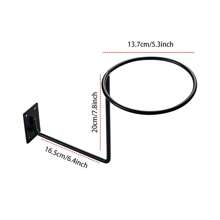 1Pc Motorcycle Helmet Stand White Wall Mount Helmet Display Rack Iron Hat Rack Electric Bicycle Helmet Rack Saves Space For Easy Access Motorcycle Ornaments Suitable For Garage Storage Supermarket