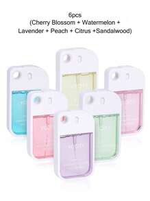 1/3/6pcs 50ml Various Scents Of Water-Free Hand Sanitizer, Two Models Are Randomly Shipped, Hyaluronic Acid Spray Hand Sanitizer Fragrance Spray Hand Sanitizer, Portable Travel Hand Sanitizer