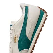 Puma 男女通用 Easy Rider 尼龙休闲舒适运动鞋，低帮休闲鞋，情侣鞋 403146-06 - 米白色-綠色-金色 - 查看 11