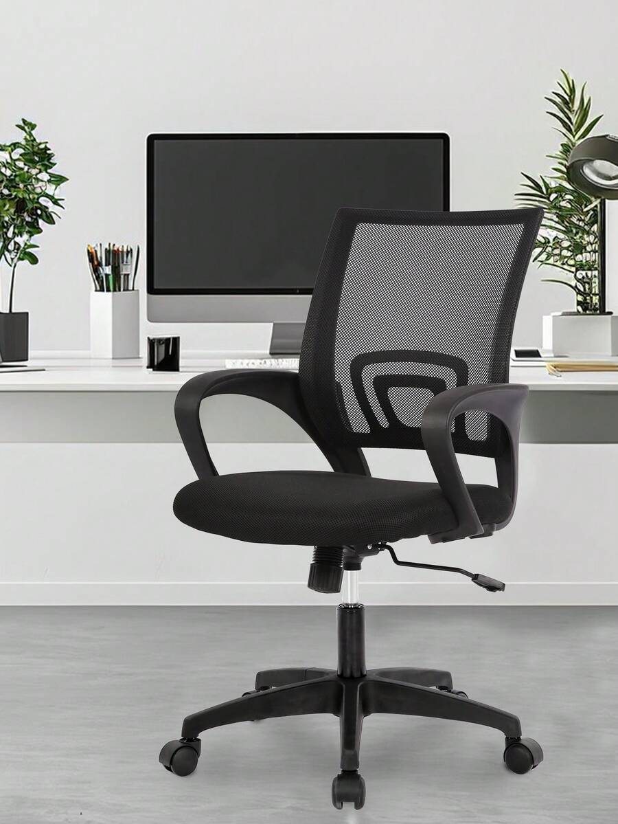 Ergonomic Office Chair Desk Chair Mesh Computer Chair Task Rolling Swivel Chair Upgraded Executive Swivel Computer Chair With Lumbar Support Modern Executive Adjustable Chair,Black - màu đen - Xem 1