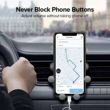 Support de téléphone pour voiture avec clip sur la bouche d'aération, support de smartphone compatible avec 16, 15, Pro et téléphones Android. Cadeau d'anniversaire, pour la famille et les amis pour un support de téléphone de voiture avec bouche d'aération, accessoires pour voiture