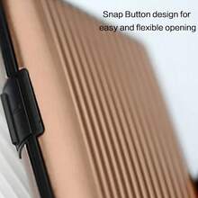RFID Metal Wallet And Business ID Credit Card Card Case Women Men Business ID Credit Card Card Holder Protector Wallet Card Holder Package Box For Women For Men RFID Wallet Card Wallet Wallet Mini Wallet Purse Wallet - Multicolor - View 3