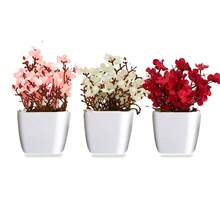 Decorative Vases Kit Small Vases With Artificial Plants Home Office Decoration - 櫻桃樹套件 - 查看 1