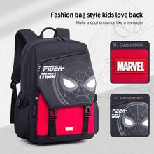 Disney 蜘蛛侠小学4-6年级学生书包 男童大容量简约时尚单肩包 返校背包