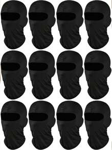 Multi-Pack Unisex Solid Color Ski Mask, Balaclava Neck Warmer, Suitable For Daily Use, Outdoor Travel, Hiking, Skiing, Cycling - Multicolor - View 8