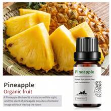 1 pezzo Olio essenziale ai frutti da 10ml/0,33 fl.oz, con aroma di frutto della passione, lampone, mango, anguria, ciliegia, lime, mela, cocco, fragola, fragrante, utilizzato per il benessere