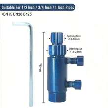 Broken Pipe Thread Extractor For 1/2-3/4-1inch DN15/20/25 Pipes Thread Removal Tool For Broken Threads In Faucets/Angle Valves - Multicolor - View 11