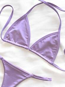 Women's Athens Suplex Curtain Bikini With Regulator - Lilac - View 2