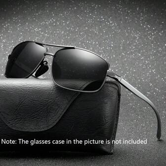 时尚变色偏光复古方形矩形时尚男士眼镜奢侈品牌设计师时尚眼镜时尚热带海滩度假夏季粉彩眼镜适合夏季海滩度假、户外、旅行