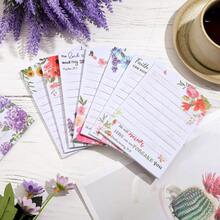 [Inspirational Scripture Pens] 18pcs Christian Gifts Set - Bible Verse Ballpoint Pens & Sticky Notes - Floral Design, Retractable, Medium Point, Plastic Back To School - Multicolor - View 6