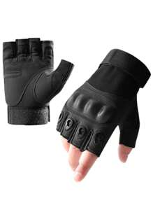 1 Pair Tactical Gloves Military Paintball Shooting Airsoft Antiskid  Mittens Outdoor Full Finger Sports Gloves Motorcycle Gloves