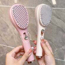 1 pièce Peigne à cheveux magique extensible, pour le nettoyage du cuir chevelu sans endommager les cheveux, brosse de massage capillaire portable, brosse de massage antistatic pour la maison, brosse de massage du cuir chevelu moelleuse, cadeau pour les amis et les aînés