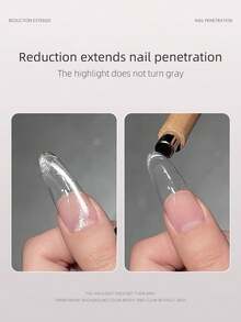 1 瓶 10ml 全息闪亮猫眼指甲胶，多色镀铬猫眼效果，无灰色透明底，多功能宝石猫眼，磁性凝胶抛光，闪亮且无气泡，UV/LED 速干凝胶，适合女性和女孩美甲 DIY 设计 - 銀色 - 查看 9