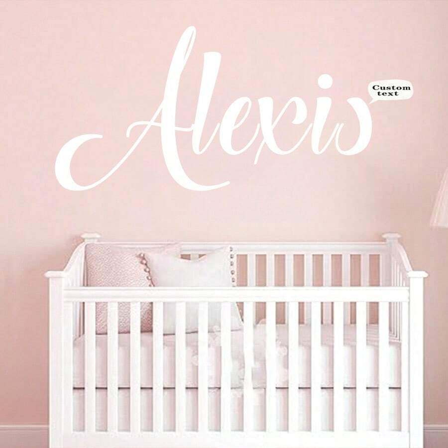 Personalize Custom Name Wall Sticker, Custom Wedding Stickers For Favors, Wedding Favors Custom Clear Stickers Personalized, Welcome Stickers, Pvc Wall Stickers Wall Art Wall Paper For Living Room Bedroom Decal Creative Stickers