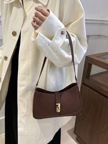 Bolso de moda para mujer, bolso de hombro simple y clásico, bolso de mensajero para dama