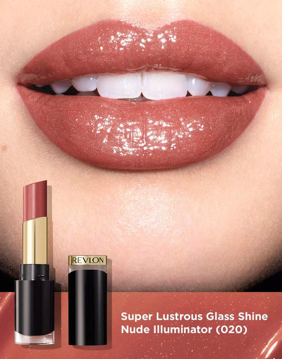 Revlon Superlustrous Glass Shine Lipstick - 裸體照明器 - 查看 1