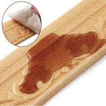 Bandes décoratives en mousse élastique auto-adhésives de 8 cm x 9,2 m, bordure murale décorative autocollante 3D à coller, convient pour la décoration maison DIY