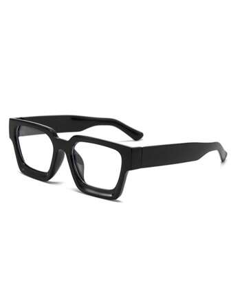 1pc Square Frame Glasses Fashion Non-Prescription Glasses High Color Eyeglasses