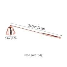 Rose Gold Candle Snuffer, Gold Candle Snuffer, Black Candle Snuffer Bell, Silver Candle Snuffer Bell, Stainless Steel Candle Wick Snuffer, Candle Snuffer Horn Shaped,Wedding - One Size - View 16