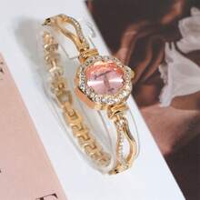 Damen Uhren Mode Luxus Zifferblatt Quarz Armbanduhr Hochwertige Edelstahl Armband Uhr für Frauen, geeignet für Alltag, Geburtstag, Party, Geschenk