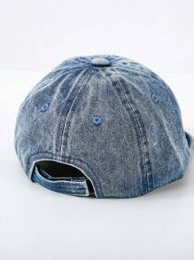 1 pieza Gorra de béisbol estilo primavera para niño/niña pequeño/a, de 6 a 24 meses, Sombrero vaquero de mezclilla, regalo personalizado para bebés