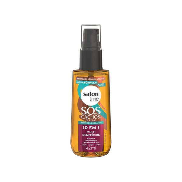 Salon Line Óleo SOS Cachos 10 em 1 Multibenefícios 42ml